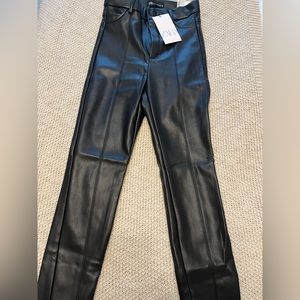 Brand new Zara Faux Leather pants. Never worn
